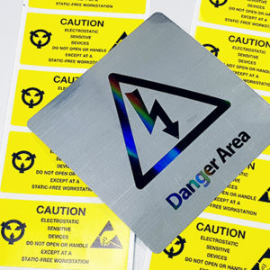 industrial labels example