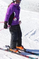 Mohawk Mountain skier