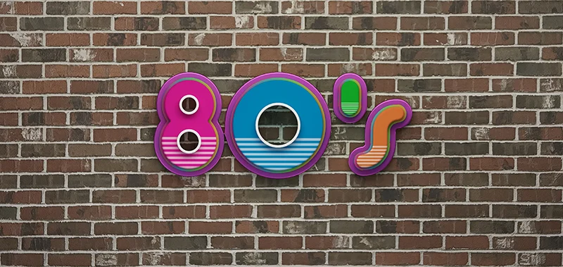 Custom Label Design Inspiration: The 1980s
